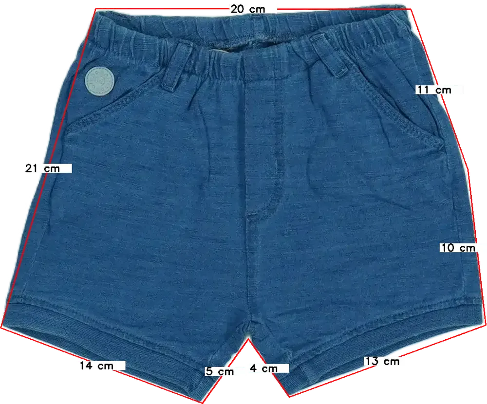 Kék Boboli Rövidnadrág EU 80 / UK 9-12 hónap / US 12 hónap