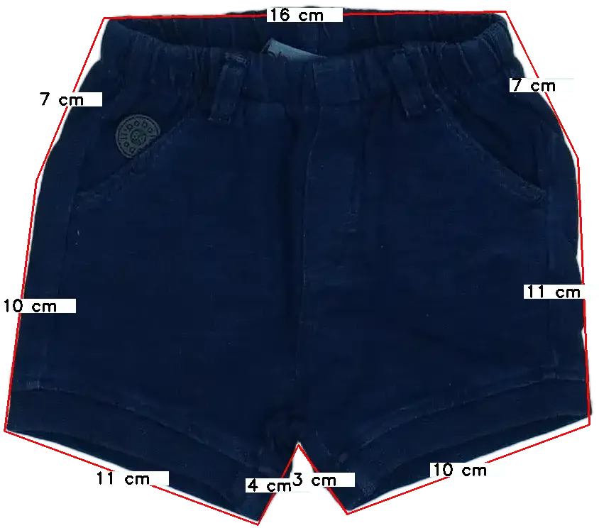 Kék Boboli Rövidnadrág EU 56 / UK Újszülött / US Újszülött