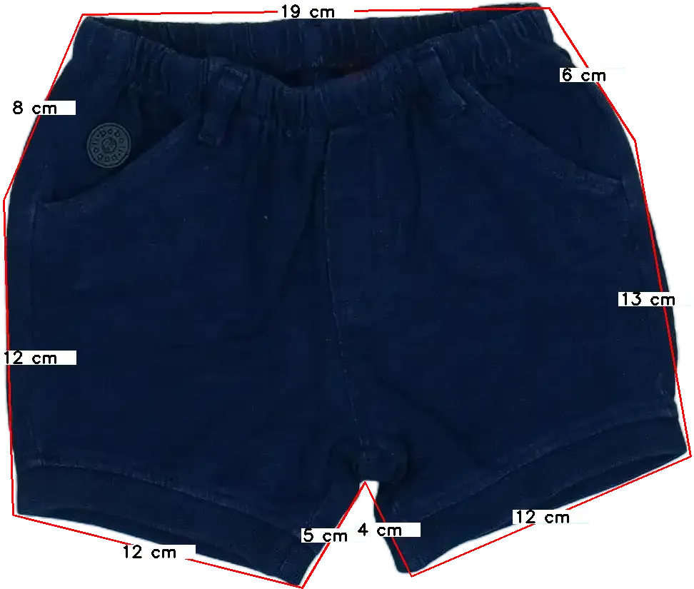 Kék Boboli Rövidnadrág EU 74 / UK 6-9 hónap / US 6-9 hónap