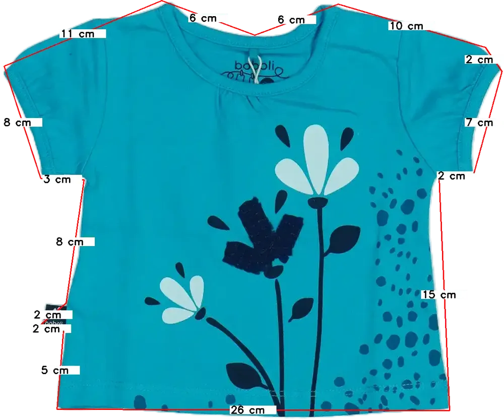 Kék Boboli Póló EU 62 / UK 0-3 hónap / US 0-3 hónap