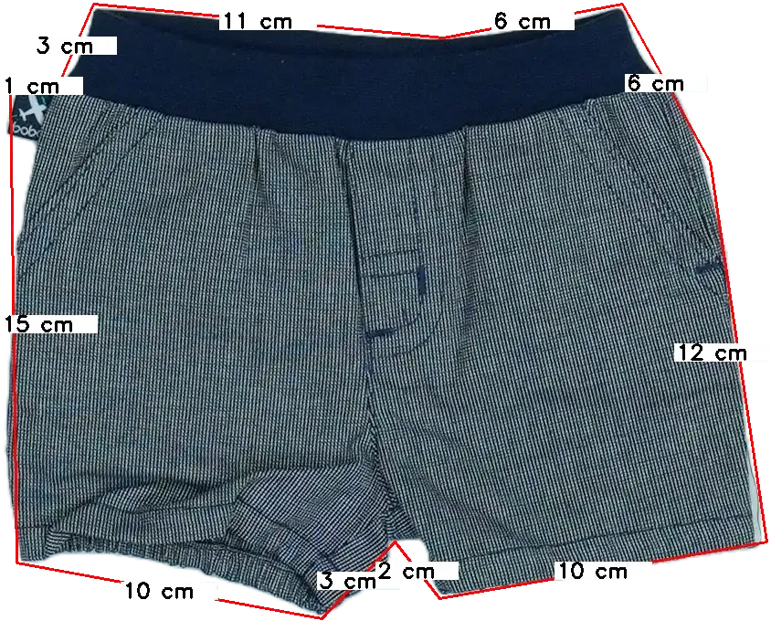 Kék Boboli Rövidnadrág EU 56 / UK Újszülött / US Újszülött