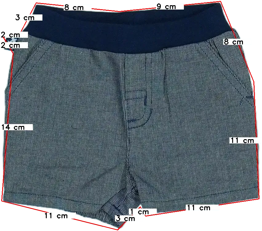 Kék Boboli Rövidnadrág EU 62 / UK 0-3 hónap / US 0-3 hónap