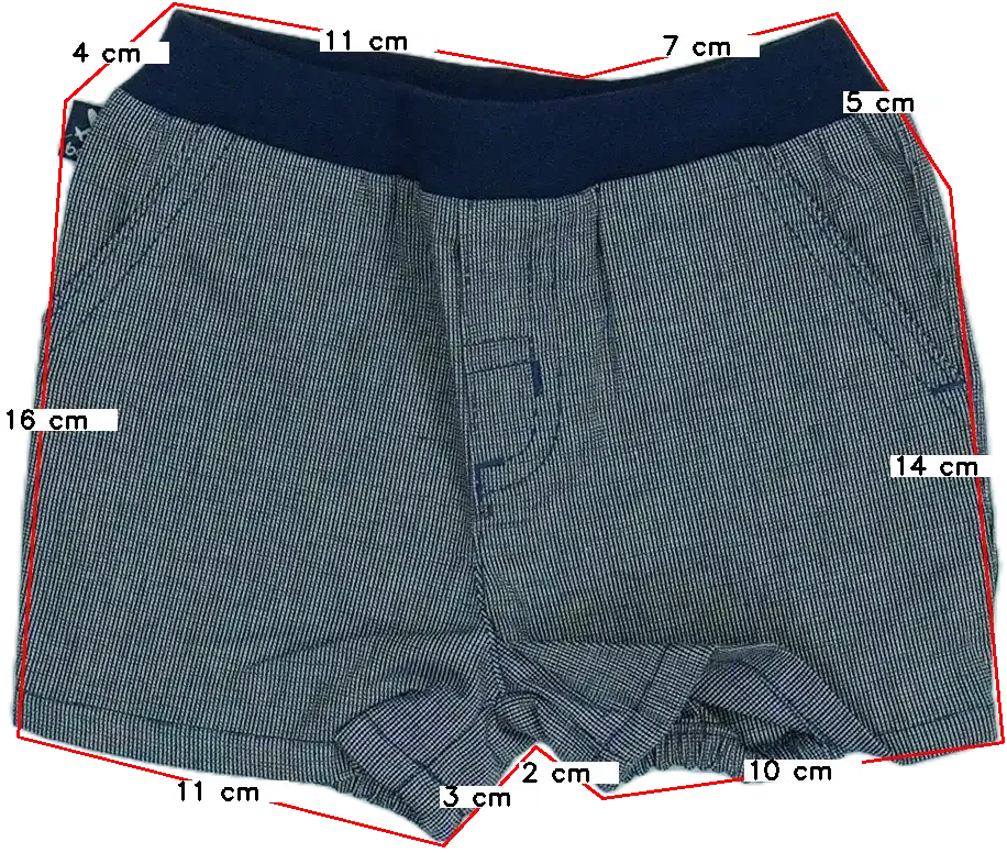 Kék Boboli Rövidnadrág EU 68 / UK 3-6 hónap / US 3-6 hónap