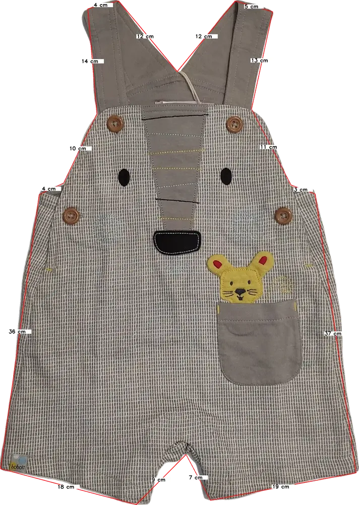 Barna Boboli Kantáros hosszú / rövidnadrág EU 80 / UK 9-12 hónap / US 12 hónap