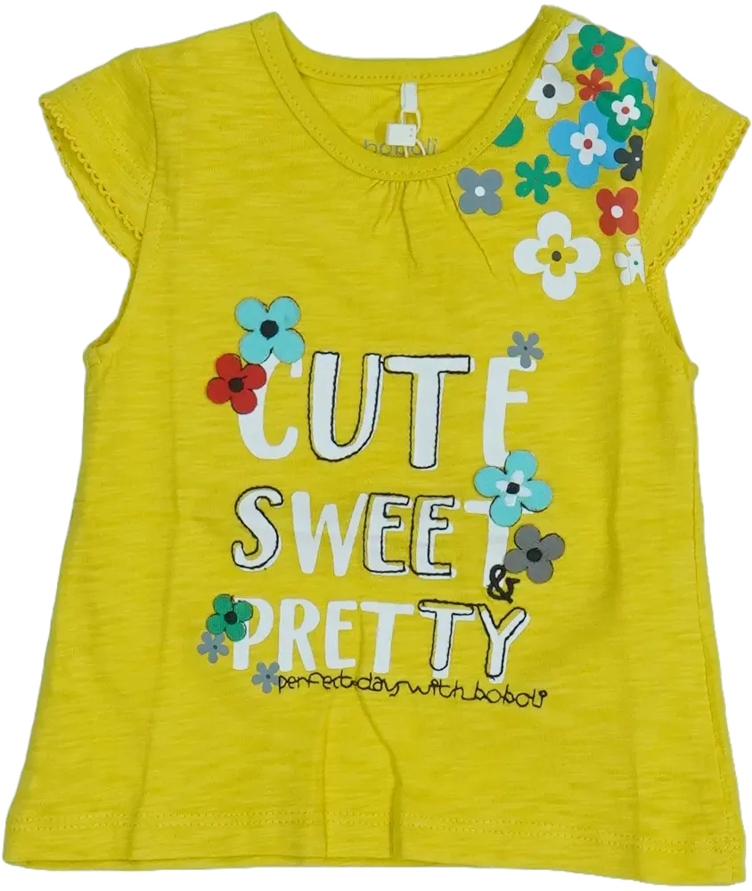 Sárga Boboli Póló EU 74 / UK 6-9 hónap / US 6-9 hónap