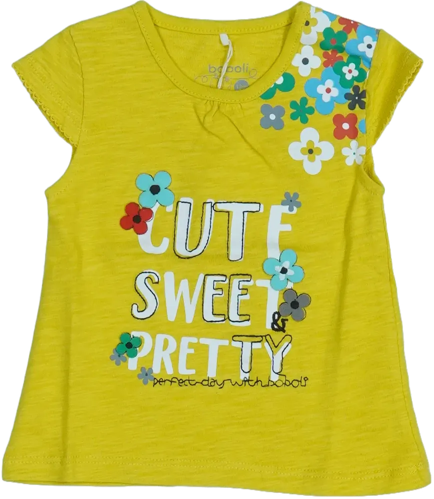 Sárga Boboli Póló EU 80 / UK 9-12 hónap / US 12 hónap