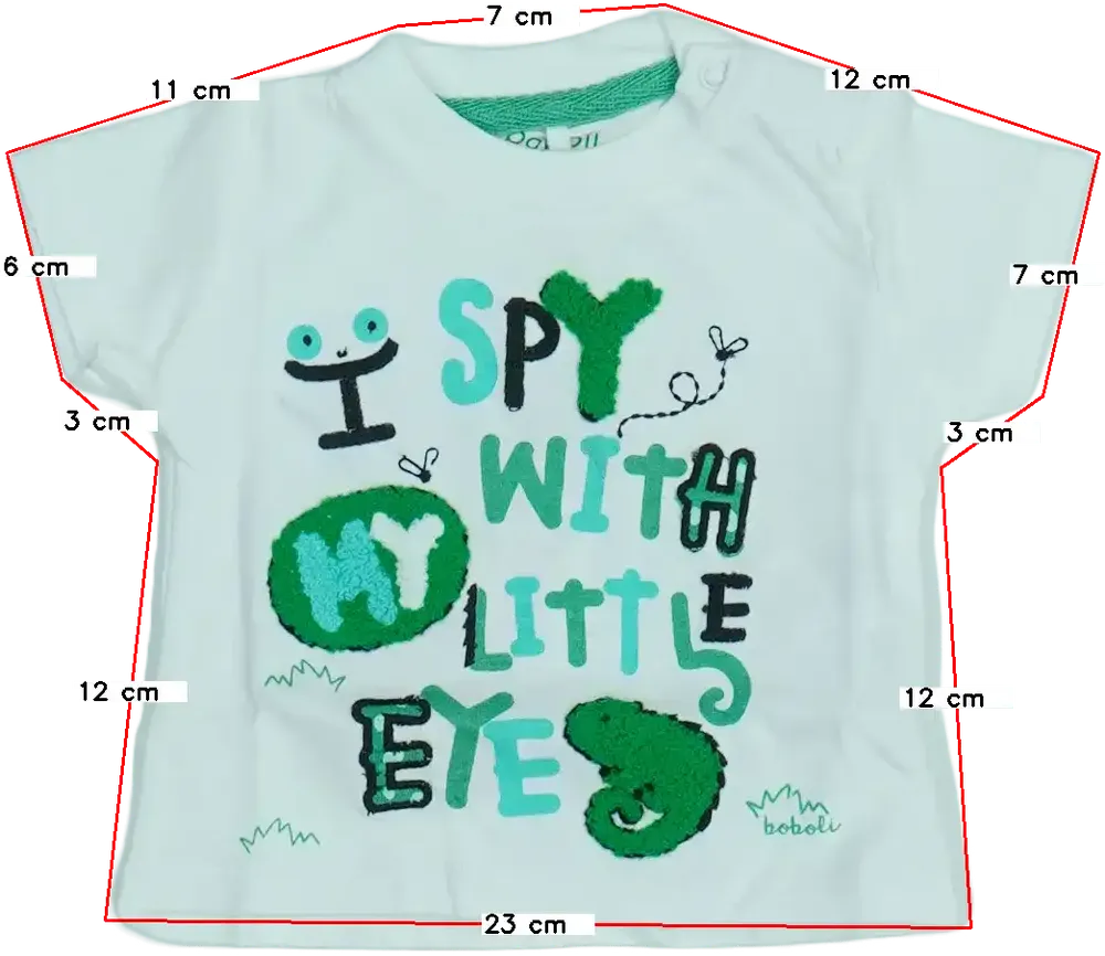 Fehér Boboli Póló EU 62 / UK 0-3 hónap / US 0-3 hónap