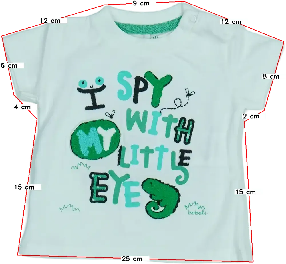 Fehér Boboli Póló EU 68 / UK 3-6 hónap / US 3-6 hónap