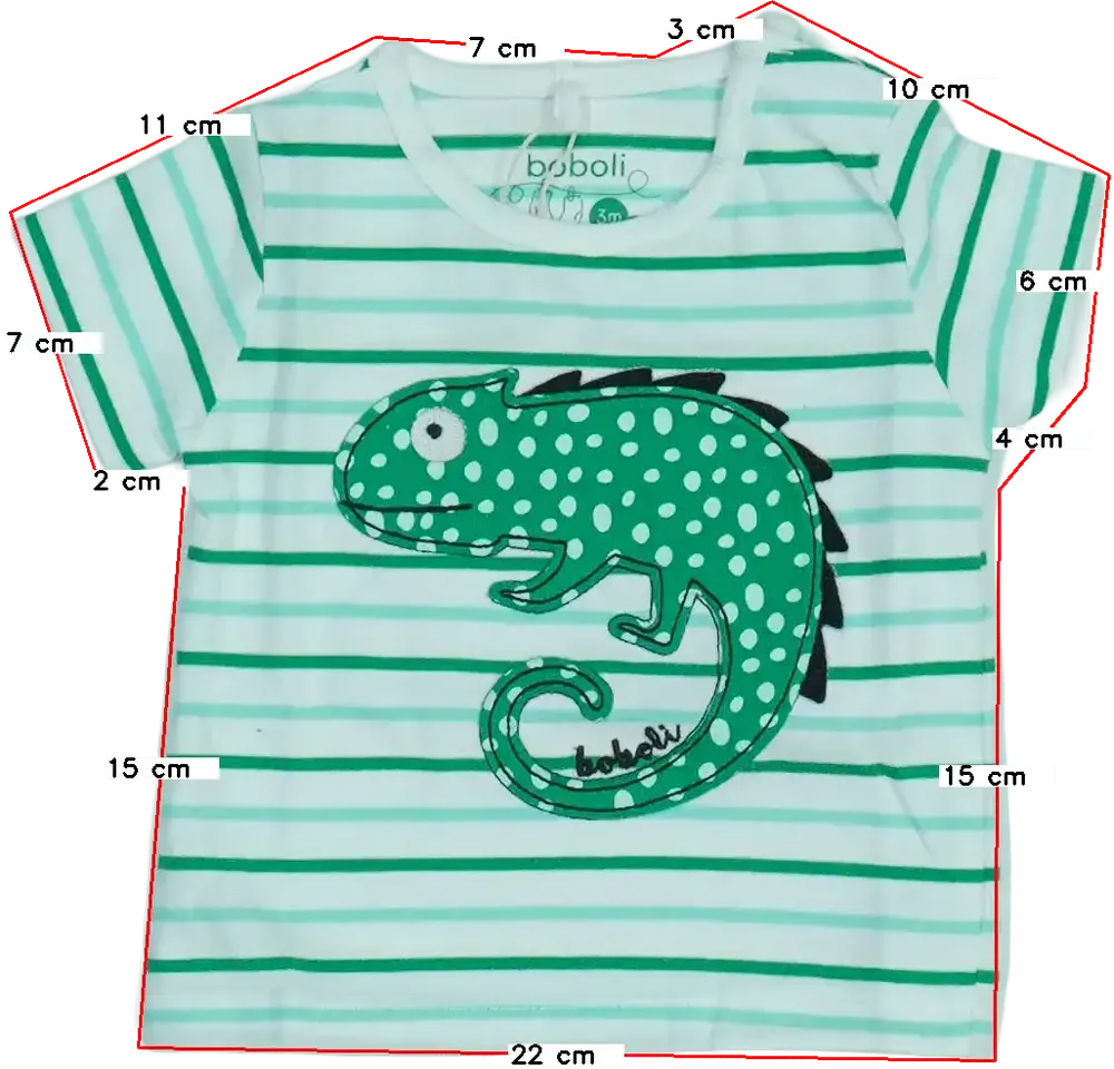 Fehér Boboli Póló EU 62 / UK 0-3 hónap / US 0-3 hónap