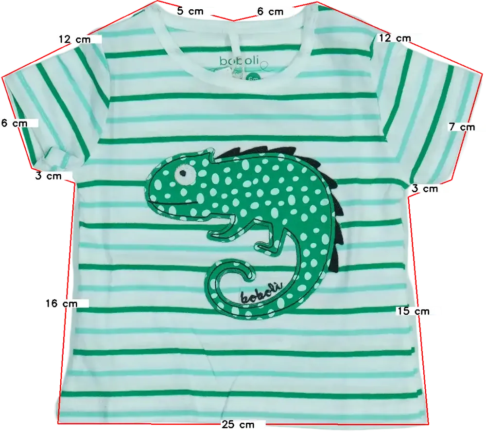 Fehér Boboli Póló EU 68 / UK 3-6 hónap / US 3-6 hónap