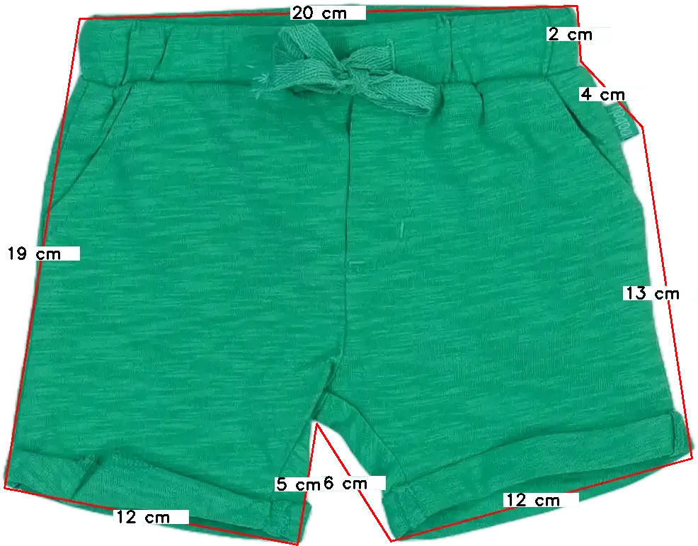 Zöld Boboli Rövidnadrág EU 68 / UK 3-6 hónap / US 3-6 hónap