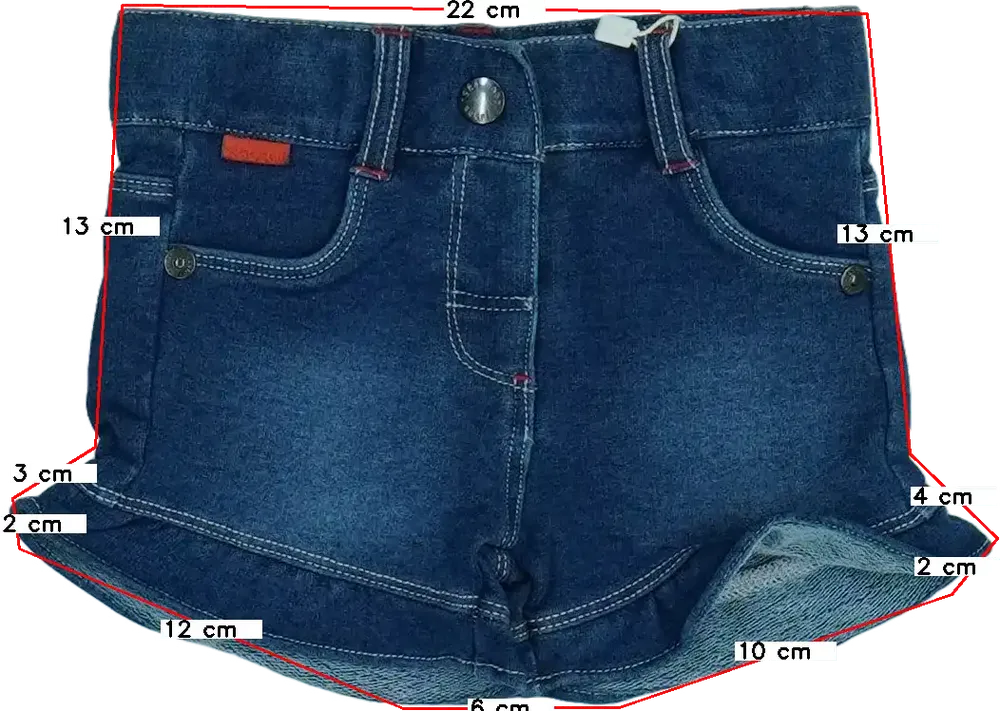 Kék Boboli Rövidnadrág EU 68 / UK 3-6 hónap / US 3-6 hónap