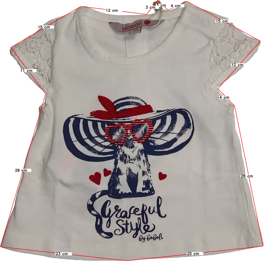 Fehér Boboli Tunika EU 68 / UK 3-6 hónap / US 3-6 hónap