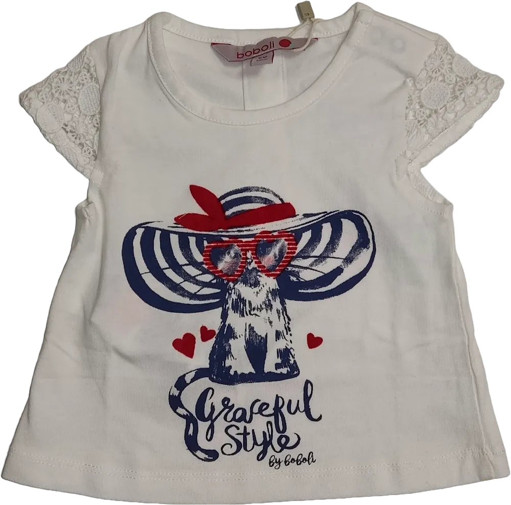 Fehér Boboli Tunika EU 68 / UK 3-6 hónap / US 3-6 hónap