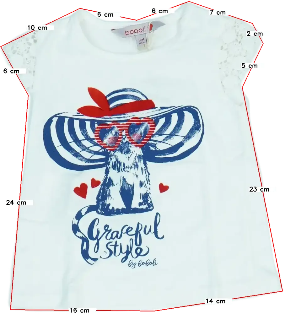 Fehér Boboli Tunika EU 80 / UK 9-12 hónap / US 12 hónap