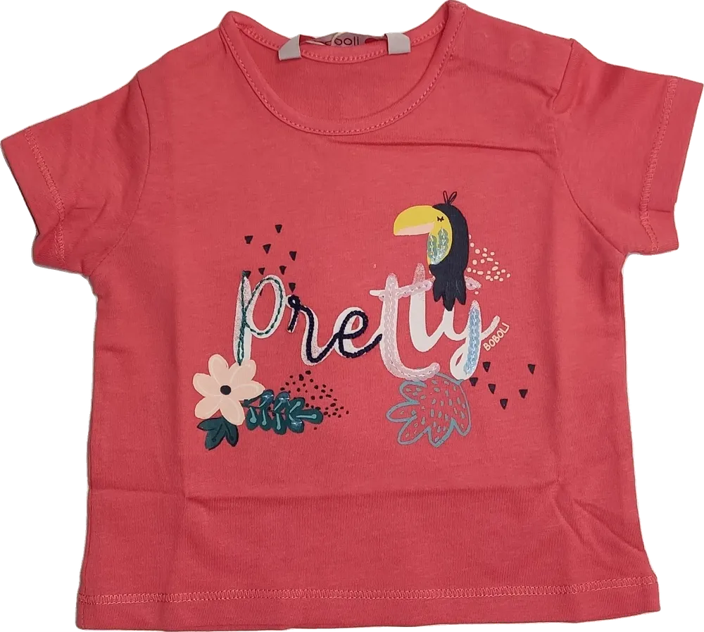 Rózsaszín Boboli Póló EU 68 / UK 3-6 hónap / US 3-6 hónap
