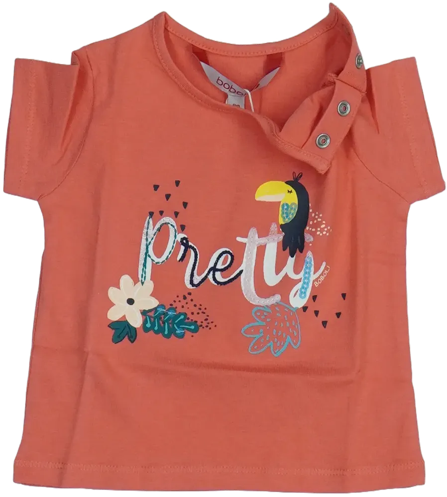 Rózsaszín Boboli Póló EU 74 / UK 6-9 hónap / US 6-9 hónap