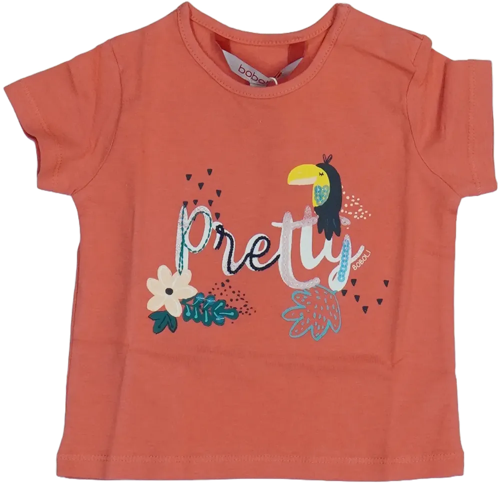 Rózsaszín Boboli Póló EU 74 / UK 6-9 hónap / US 6-9 hónap