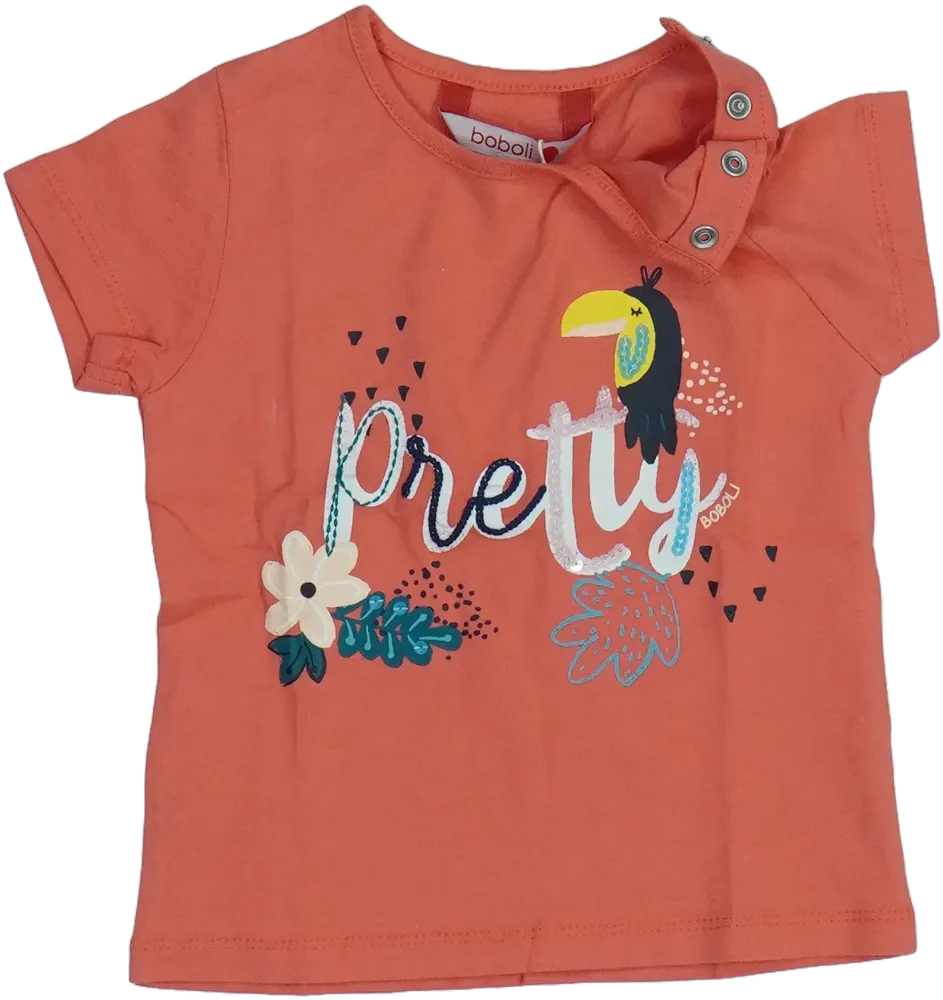Rózsaszín Boboli Póló EU 86 / UK 12-18 hónap / US 18 hónap
