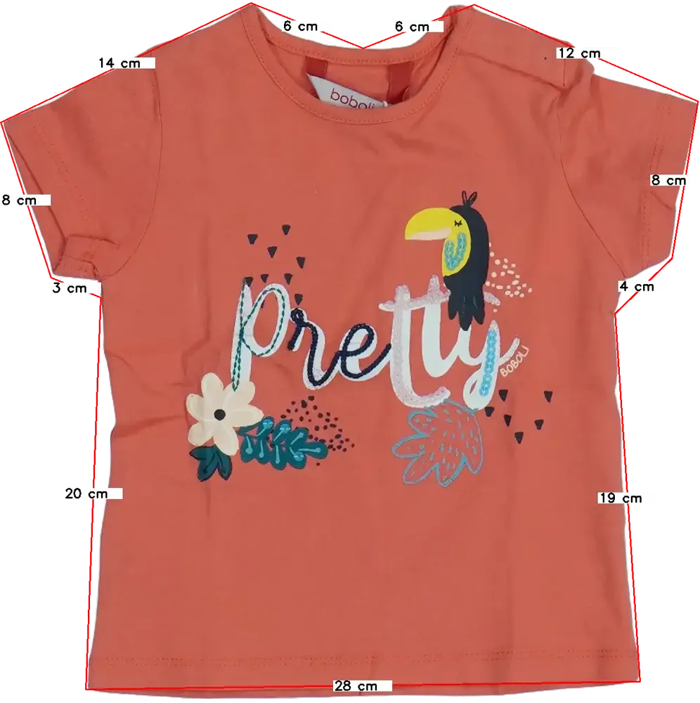 Rózsaszín Boboli Póló EU 86 / UK 12-18 hónap / US 18 hónap