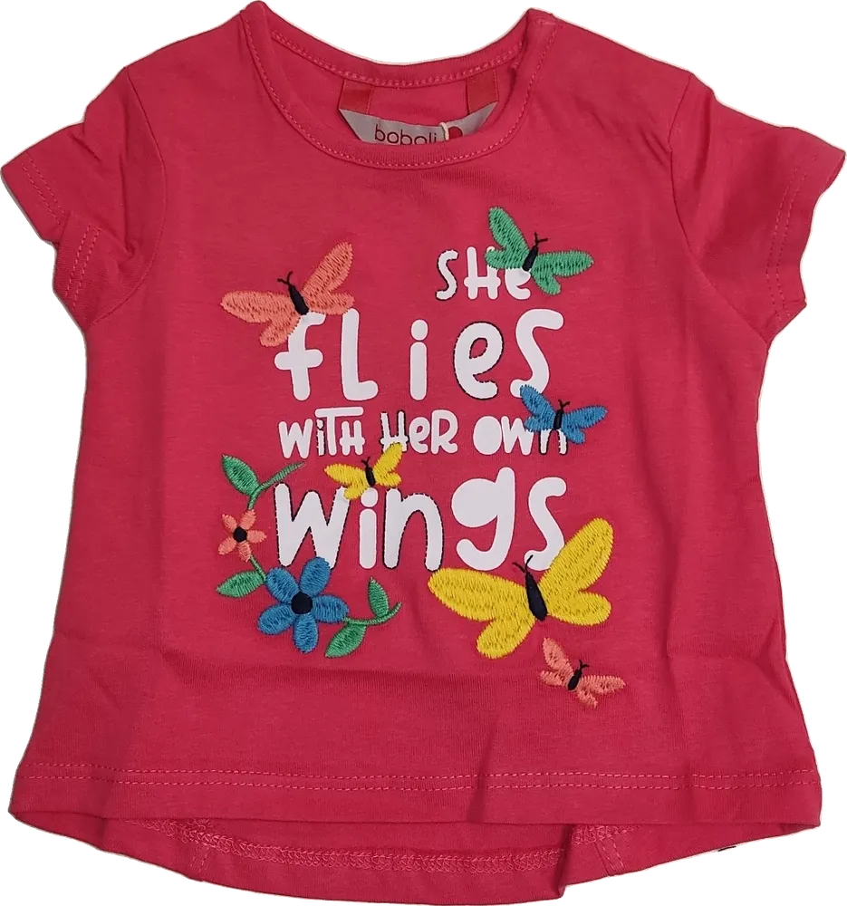 Piros Boboli Póló EU 74 / UK 6-9 hónap / US 6-9 hónap