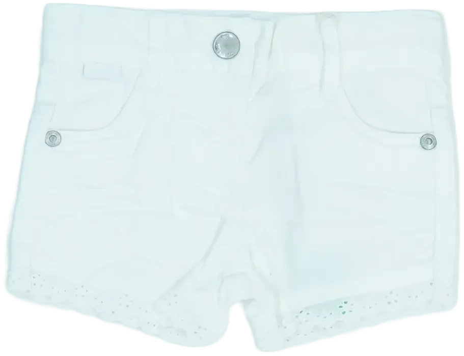 Fehér Boboli Rövidnadrág EU 68 / UK 3-6 hónap / US 3-6 hónap