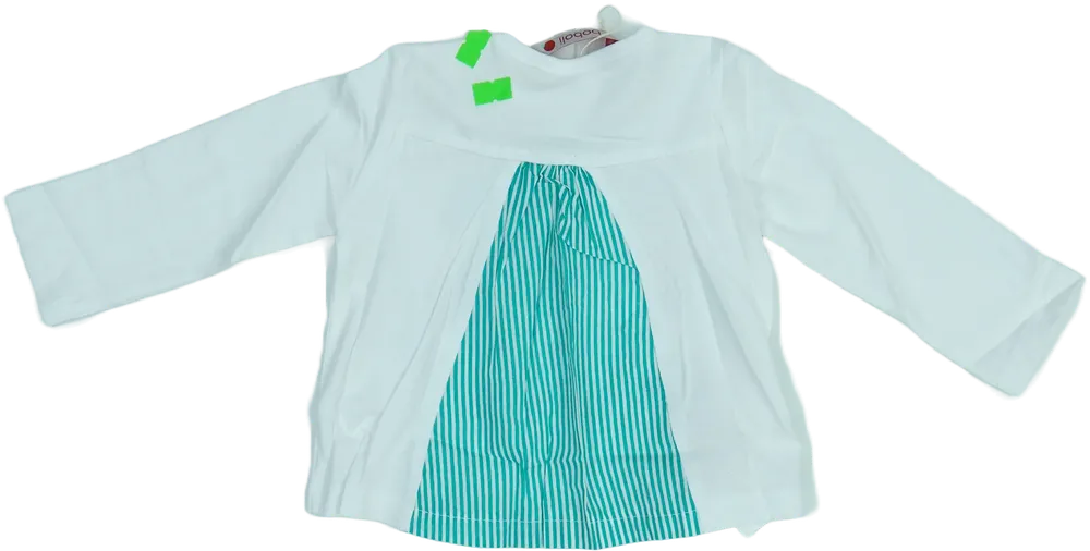 Fehér Boboli Hosszú ujjú felső EU 68 / UK 3-6 hónap / US 3-6 hónap