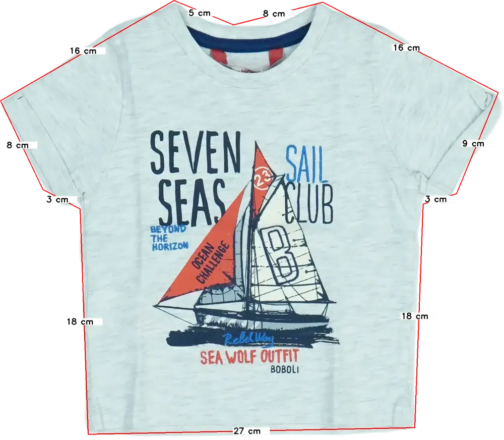 Szürke Boboli Póló EU 80 / UK 9-12 hónap / US 12 hónap