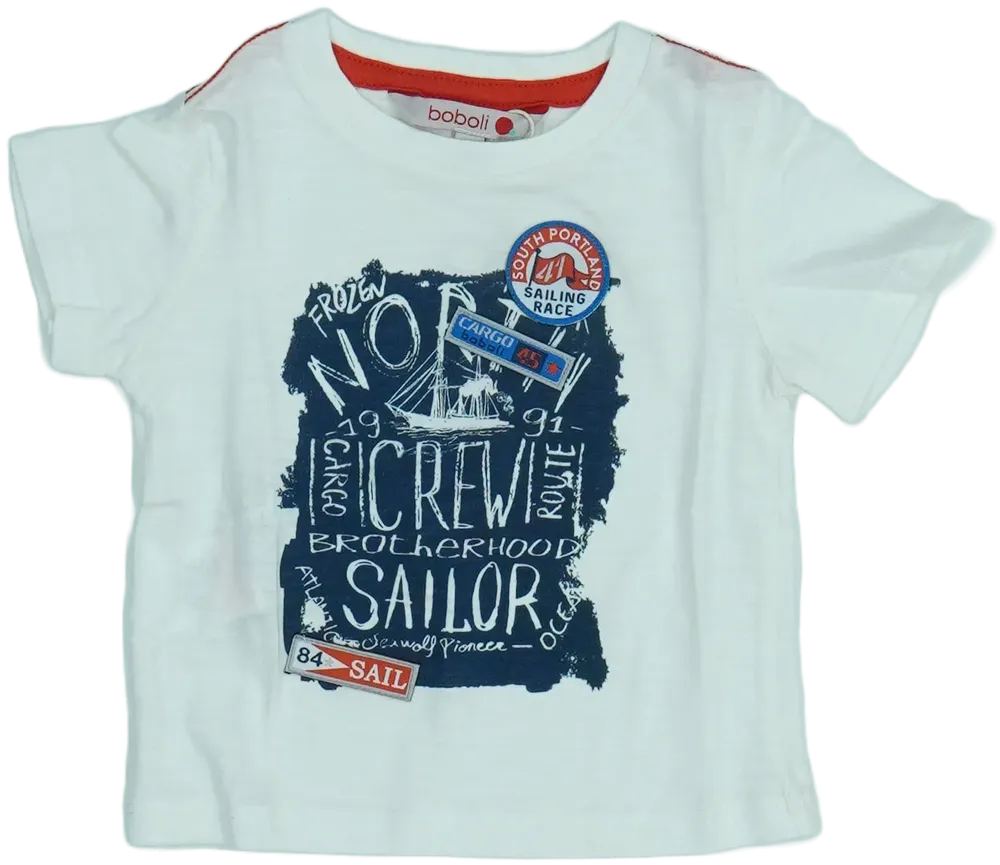 Fehér Boboli Póló EU 74 / UK 6-9 hónap / US 6-9 hónap