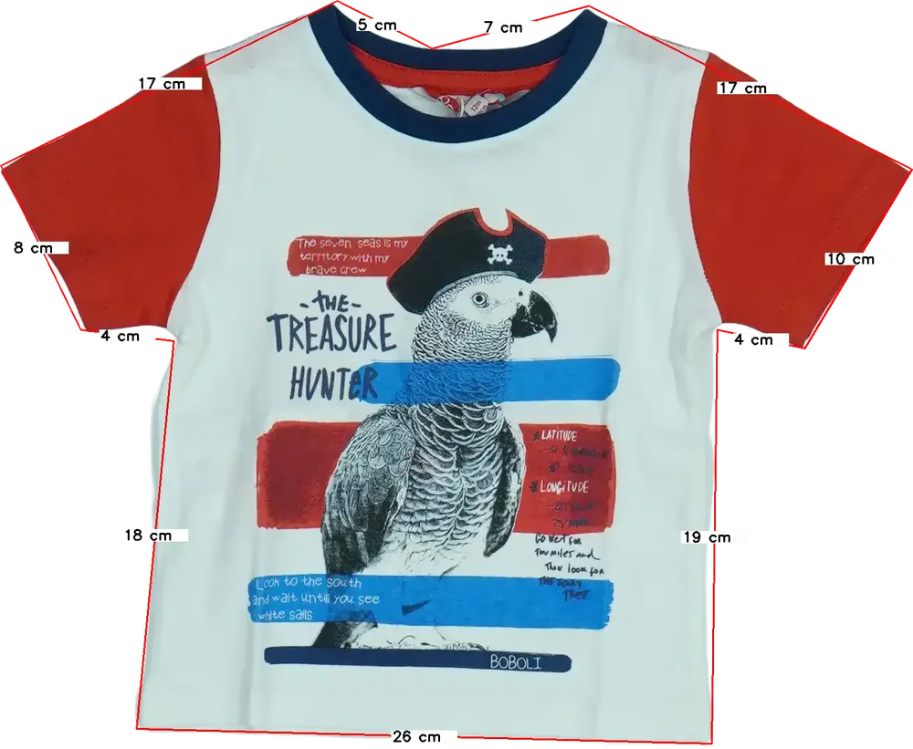 Fehér Boboli Póló EU 80 / UK 9-12 hónap / US 12 hónap