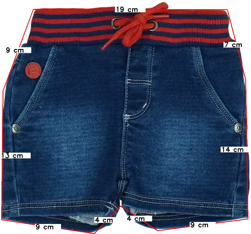 Kék Boboli Rövidnadrág EU 68 / UK 3-6 hónap / US 3-6 hónap