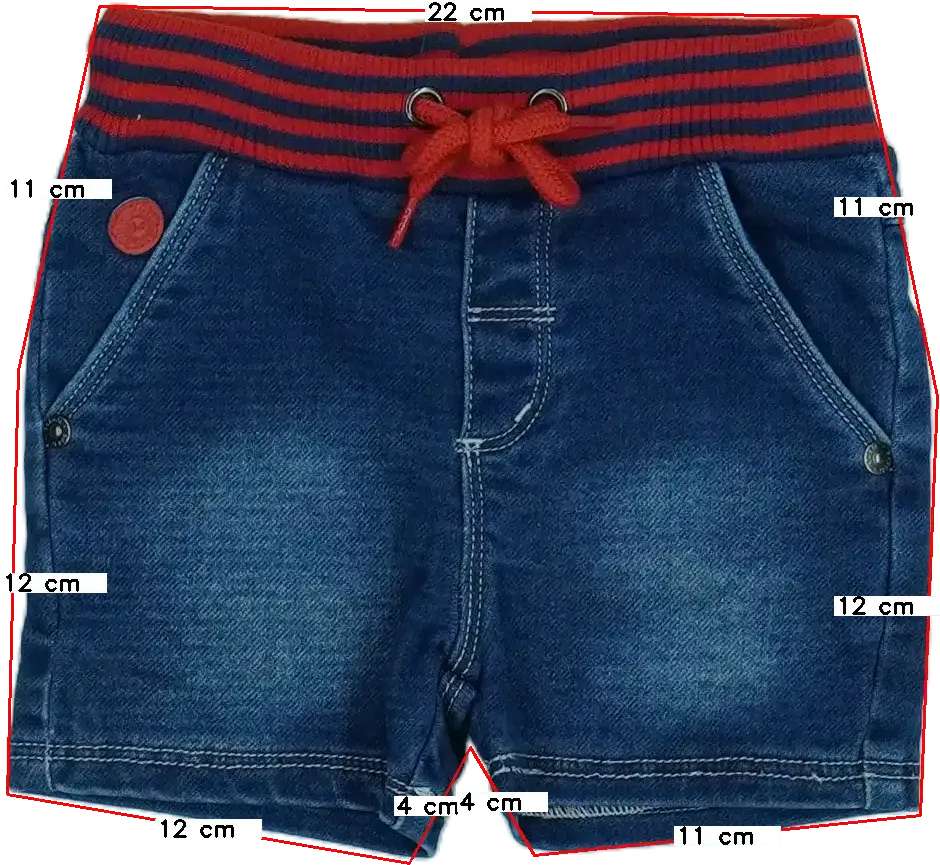 Kék Boboli Rövidnadrág EU 74 / UK 6-9 hónap / US 6-9 hónap