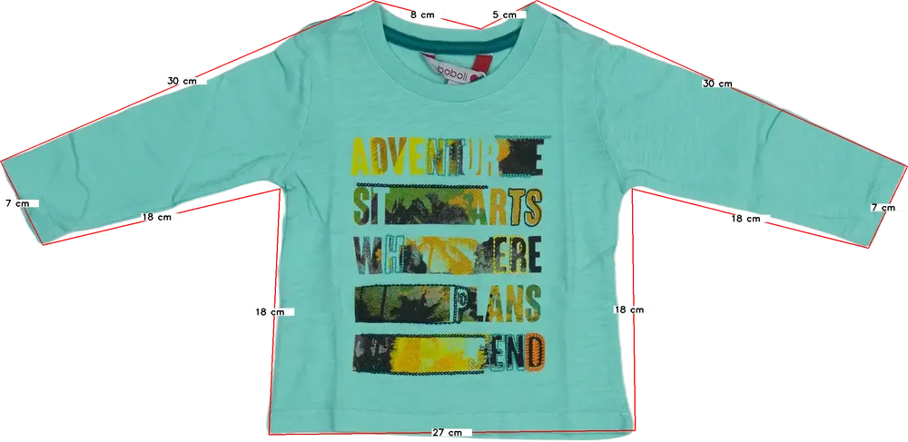 Kék Boboli Hosszú ujjú felső EU 74 / UK 6-9 hónap / US 6-9 hónap