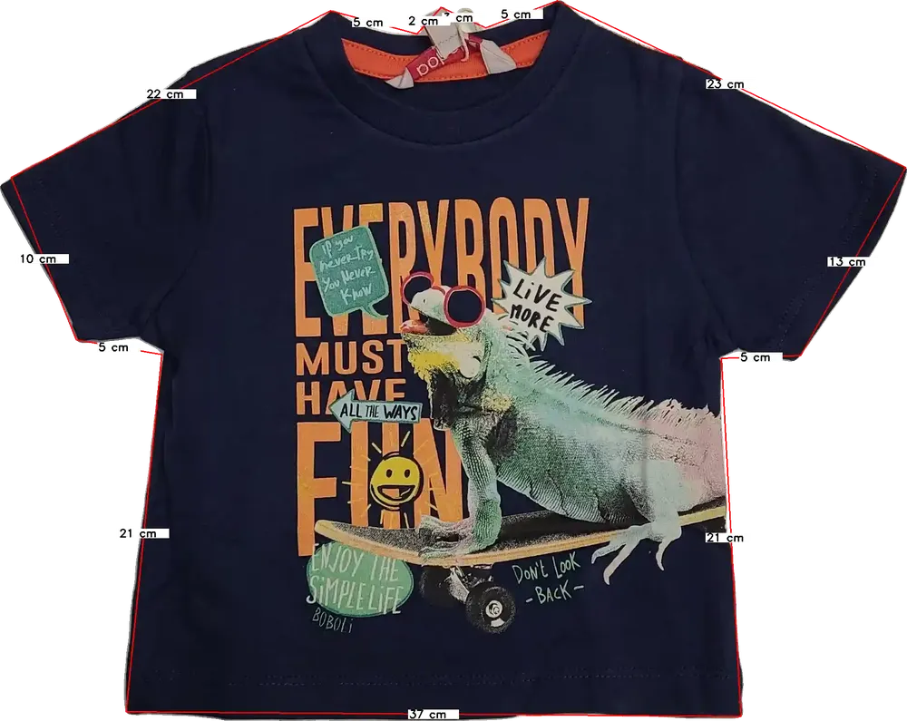 Kék Boboli Póló EU 68 / UK 3-6 hónap / US 3-6 hónap