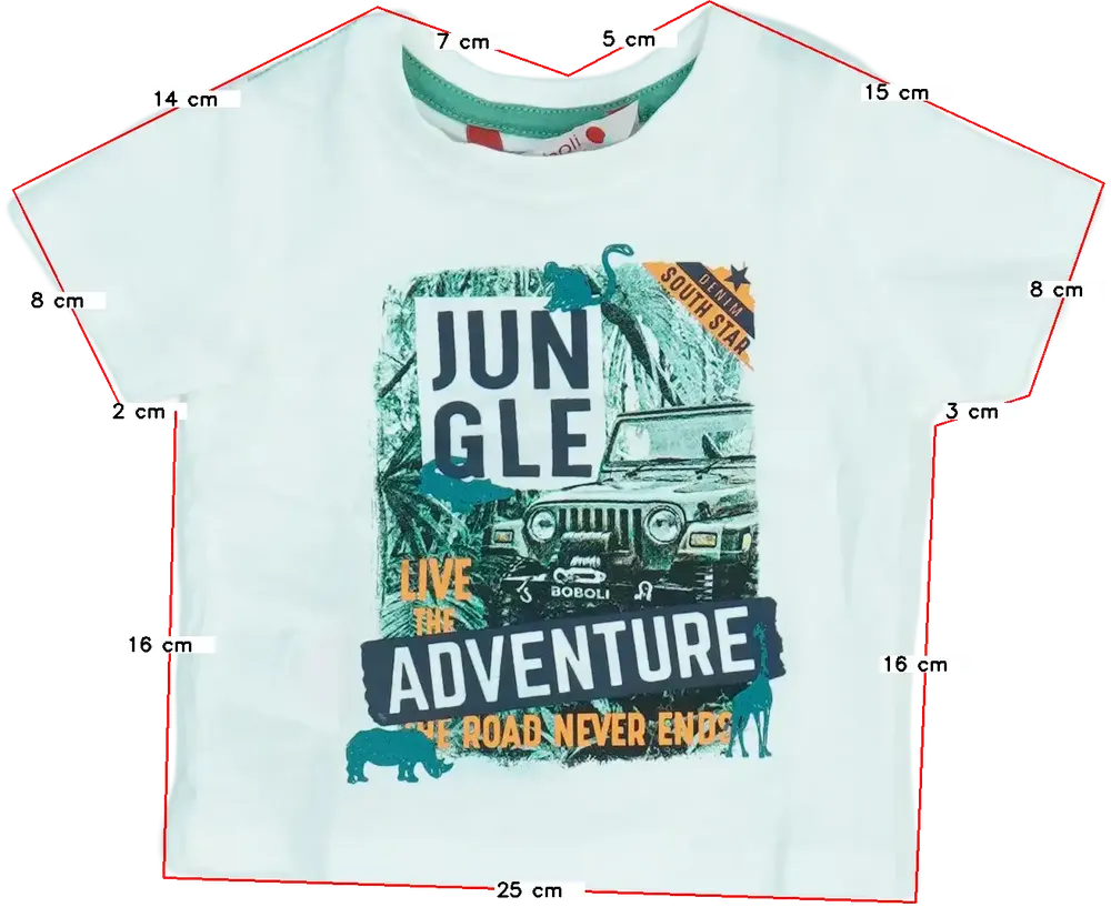 Fehér Boboli Póló EU 68 / UK 3-6 hónap / US 3-6 hónap