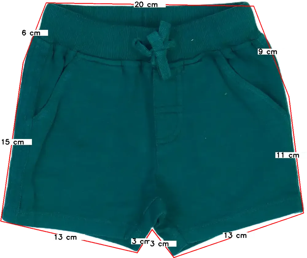 Zöld Boboli Rövidnadrág EU 74 / UK 6-9 hónap / US 6-9 hónap