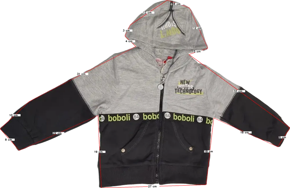 Többszínű Boboli Kapucnis pulóver EU 80 / UK 9-12 hónap / US 12 hónap