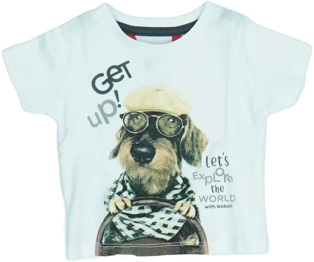 Fehér Boboli Póló EU 68 / UK 3-6 hónap / US 3-6 hónap