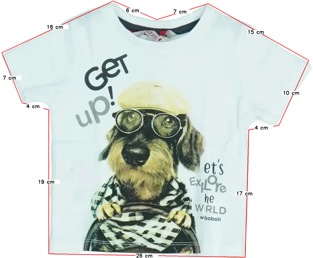 Fehér Boboli Póló EU 80 / UK 9-12 hónap / US 12 hónap