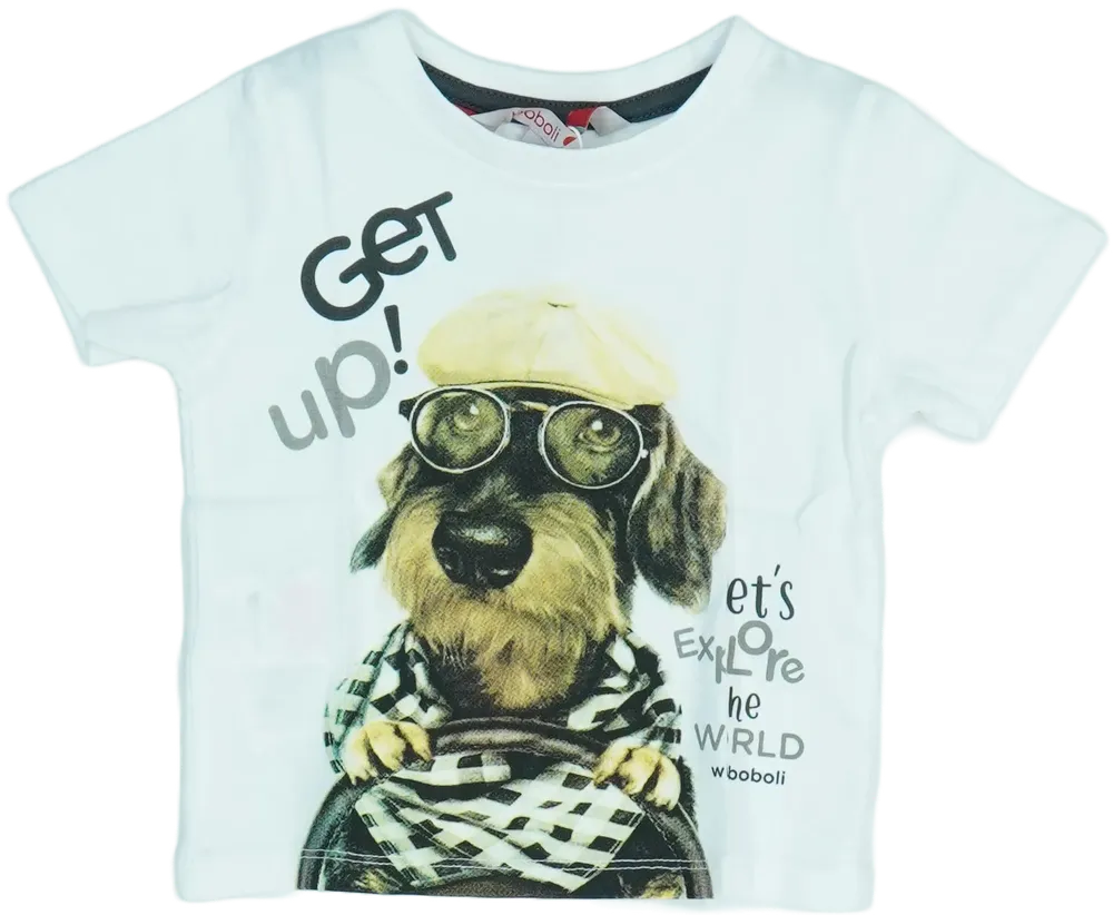 Fehér Boboli Póló EU 80 / UK 9-12 hónap / US 12 hónap