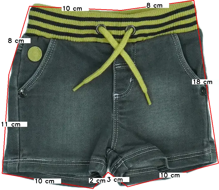 Szürke Boboli Rövidnadrág EU 62 / UK 0-3 hónap / US 0-3 hónap