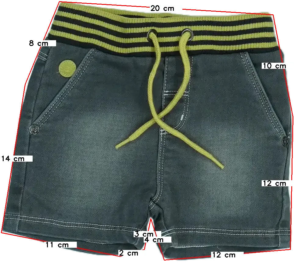 Szürke Boboli Rövidnadrág EU 74 / UK 6-9 hónap / US 6-9 hónap