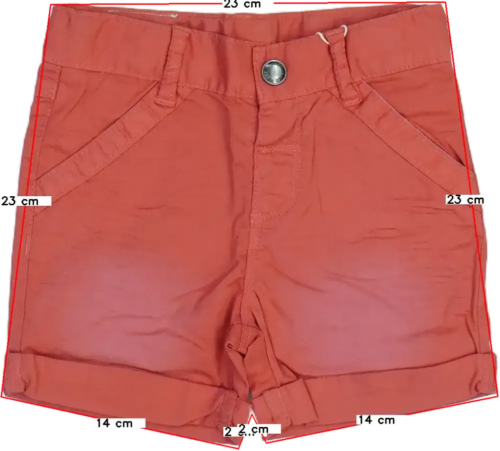 Piros Boboli Rövidnadrág EU 80 / UK 9-12 hónap / US 12 hónap