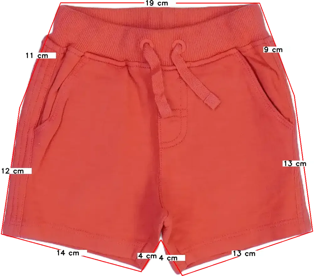 Piros Boboli Rövidnadrág EU 80 / UK 9-12 hónap / US 12 hónap