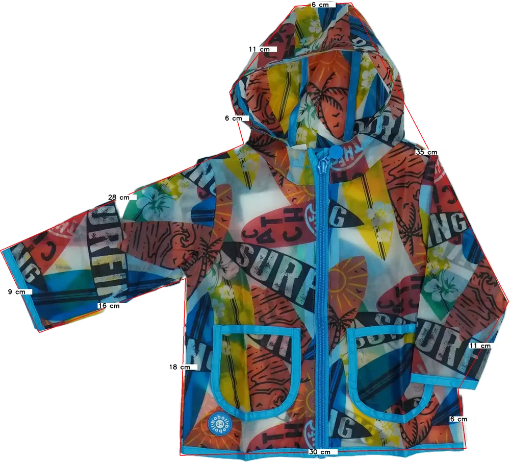 Többszínű Boboli Esőkabát EU 68 / UK 3-6 hónap / US 3-6 hónap