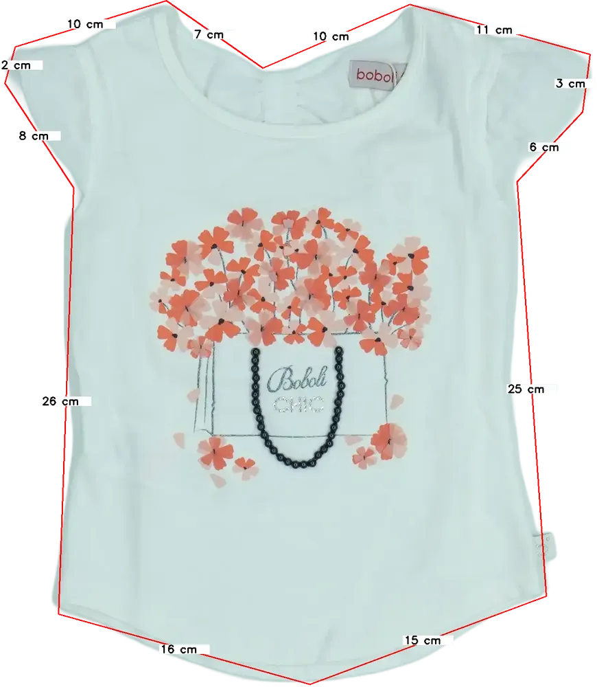 Fehér Boboli Póló EU 104 / UK 4 év / US 4T/XS