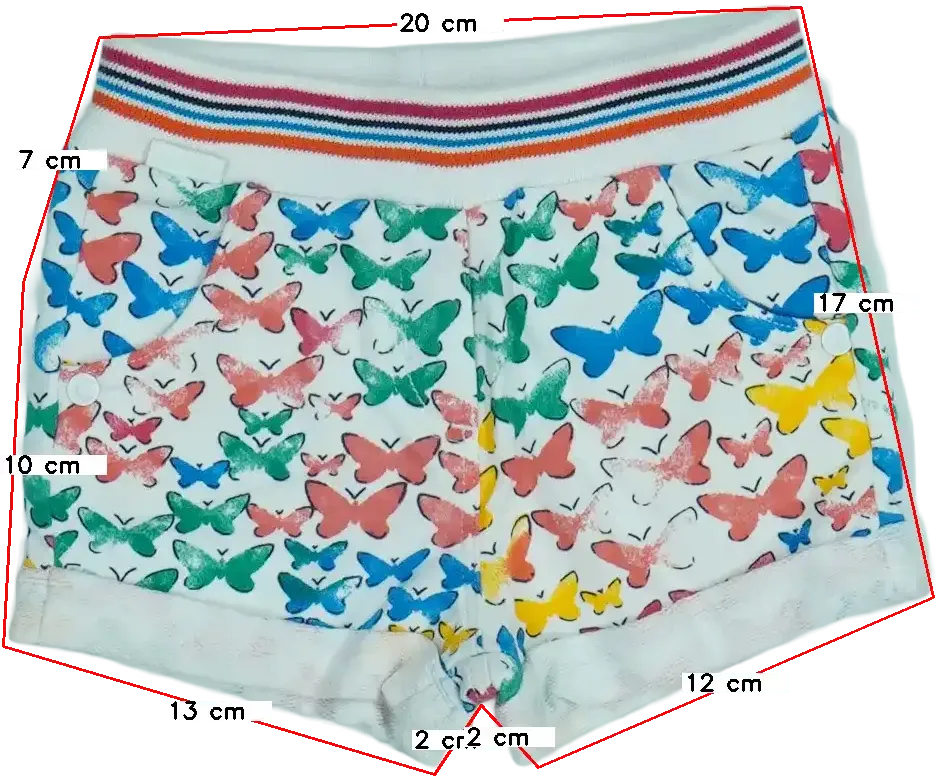 Fehér Boboli Rövidnadrág EU 74 / UK 6-9 hónap / US 6-9 hónap