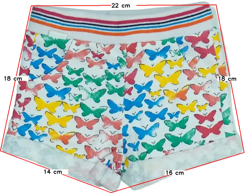 Fehér Boboli Rövidnadrág EU 80 / UK 9-12 hónap / US 12 hónap