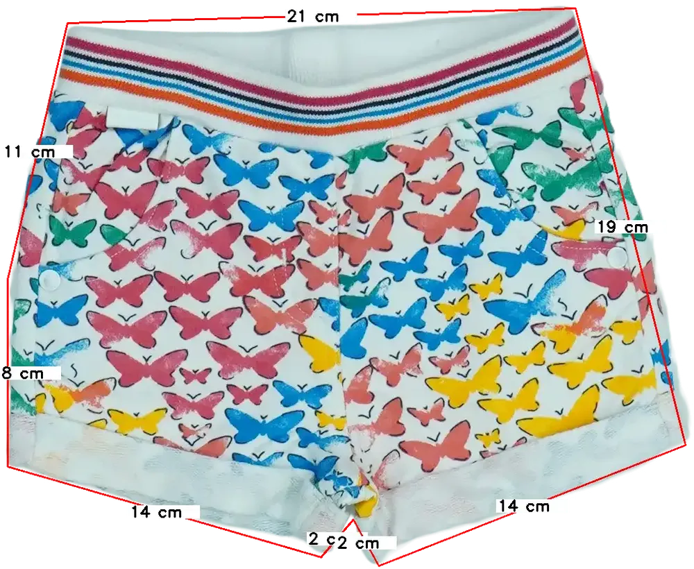 Fehér Boboli Rövidnadrág EU 86 / UK 12-18 hónap / US 18 hónap