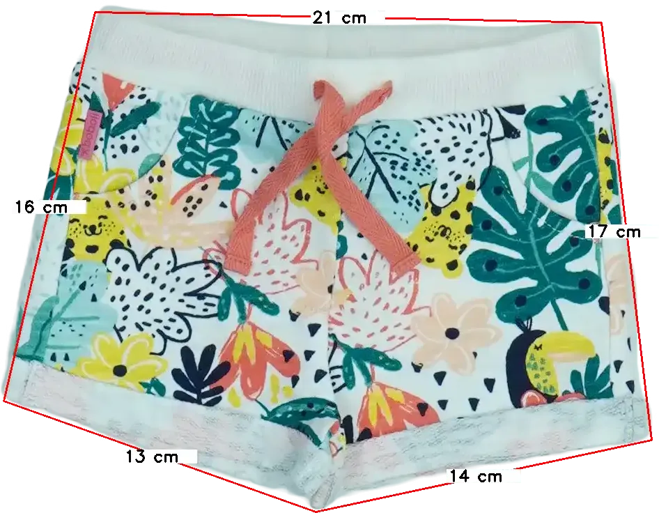 Fehér Boboli Rövidnadrág EU 68 / UK 3-6 hónap / US 3-6 hónap